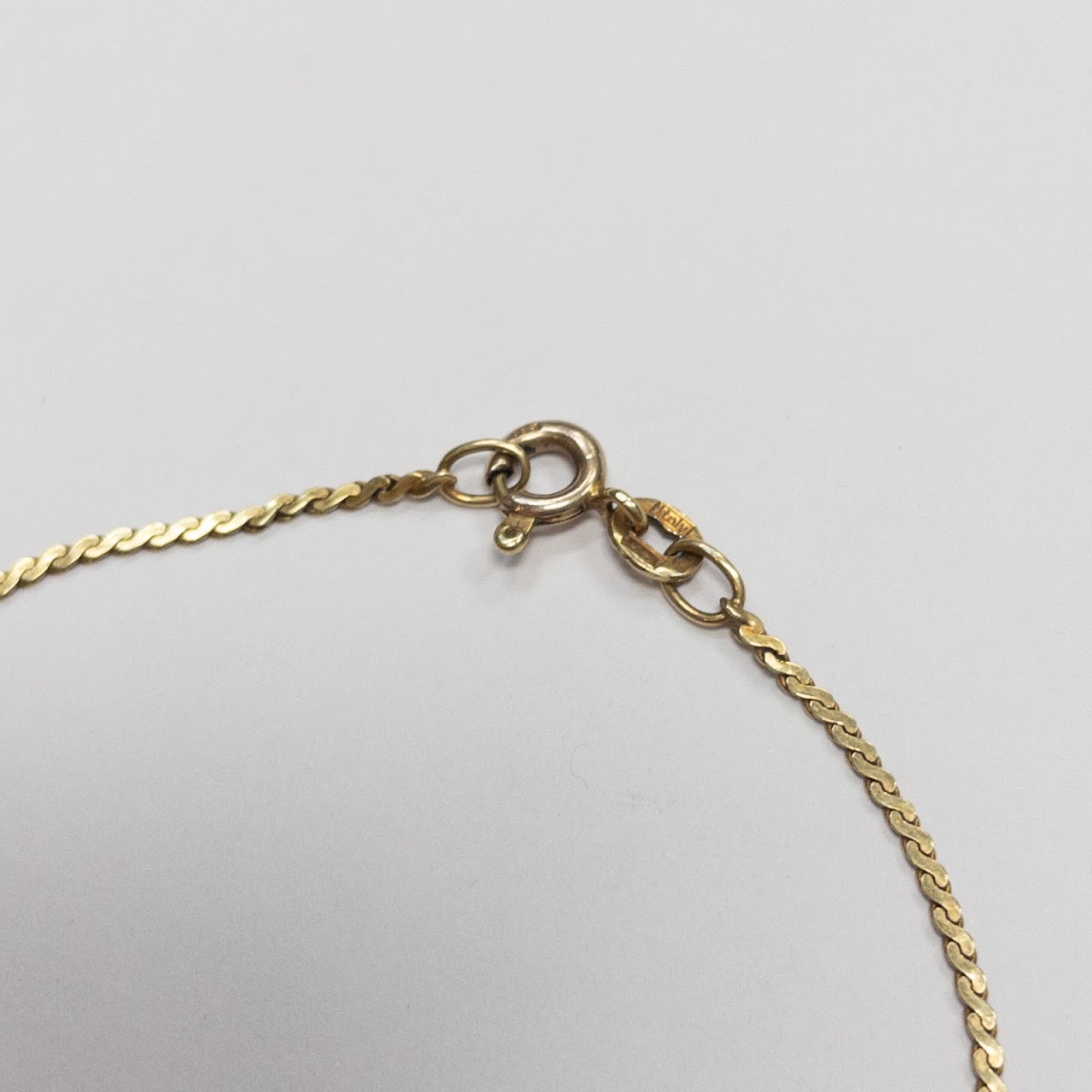 14K Gold 'S' Bracelet