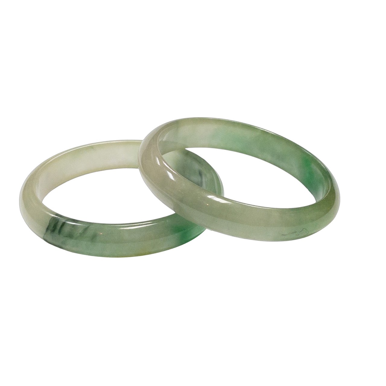 Jade Bangle Pair