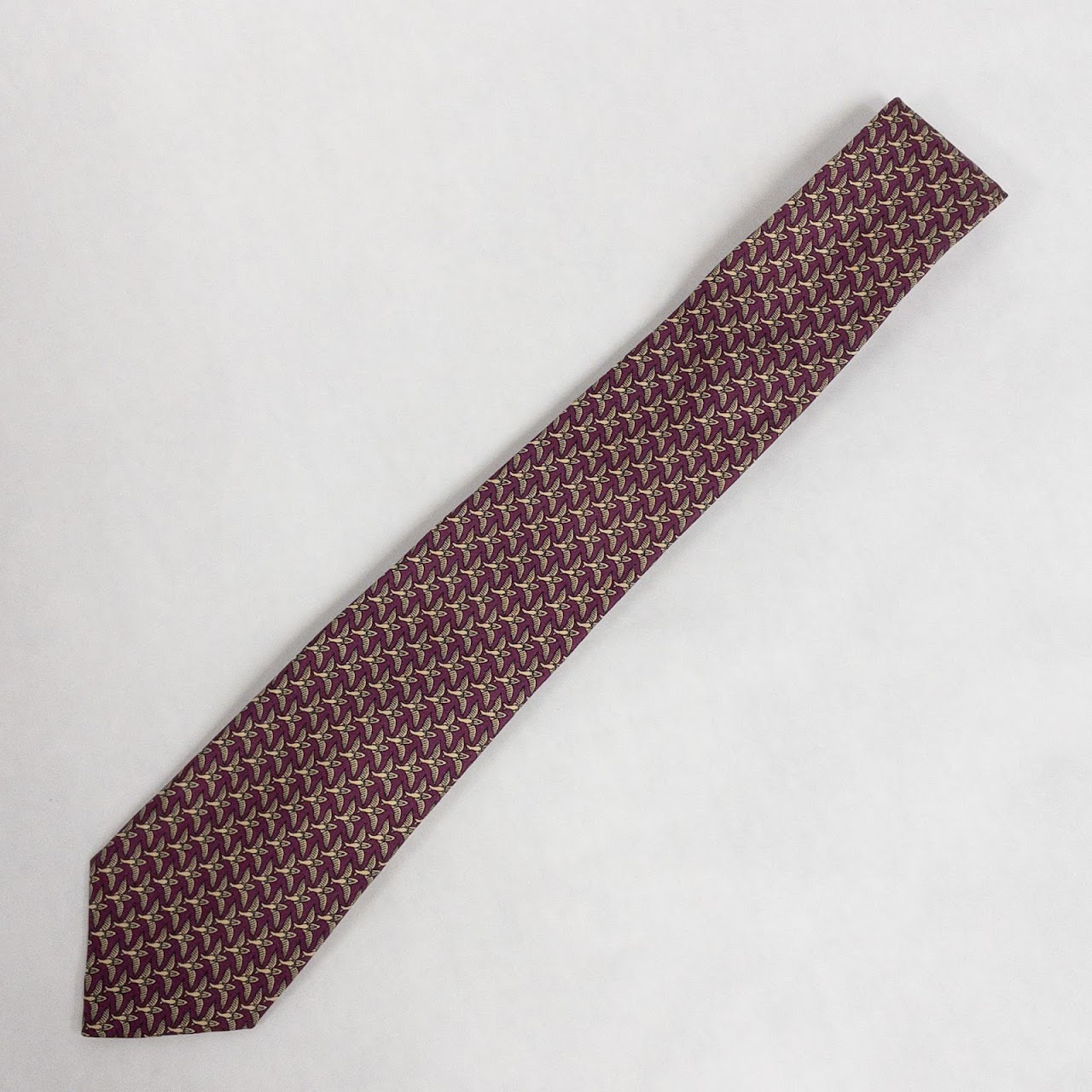 Hermès Birds Necktie