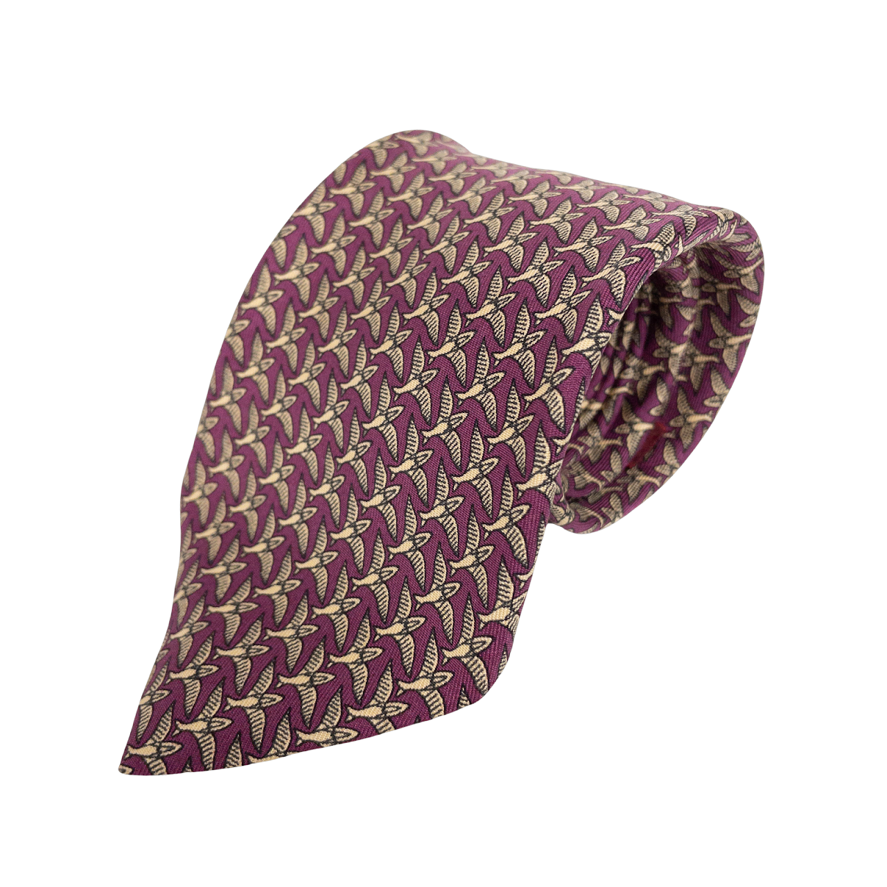 Hermès Birds Necktie