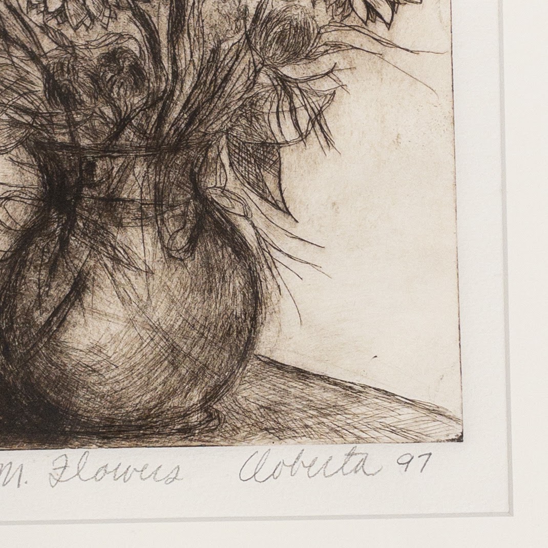 Roberta Weinstein Signed Etching