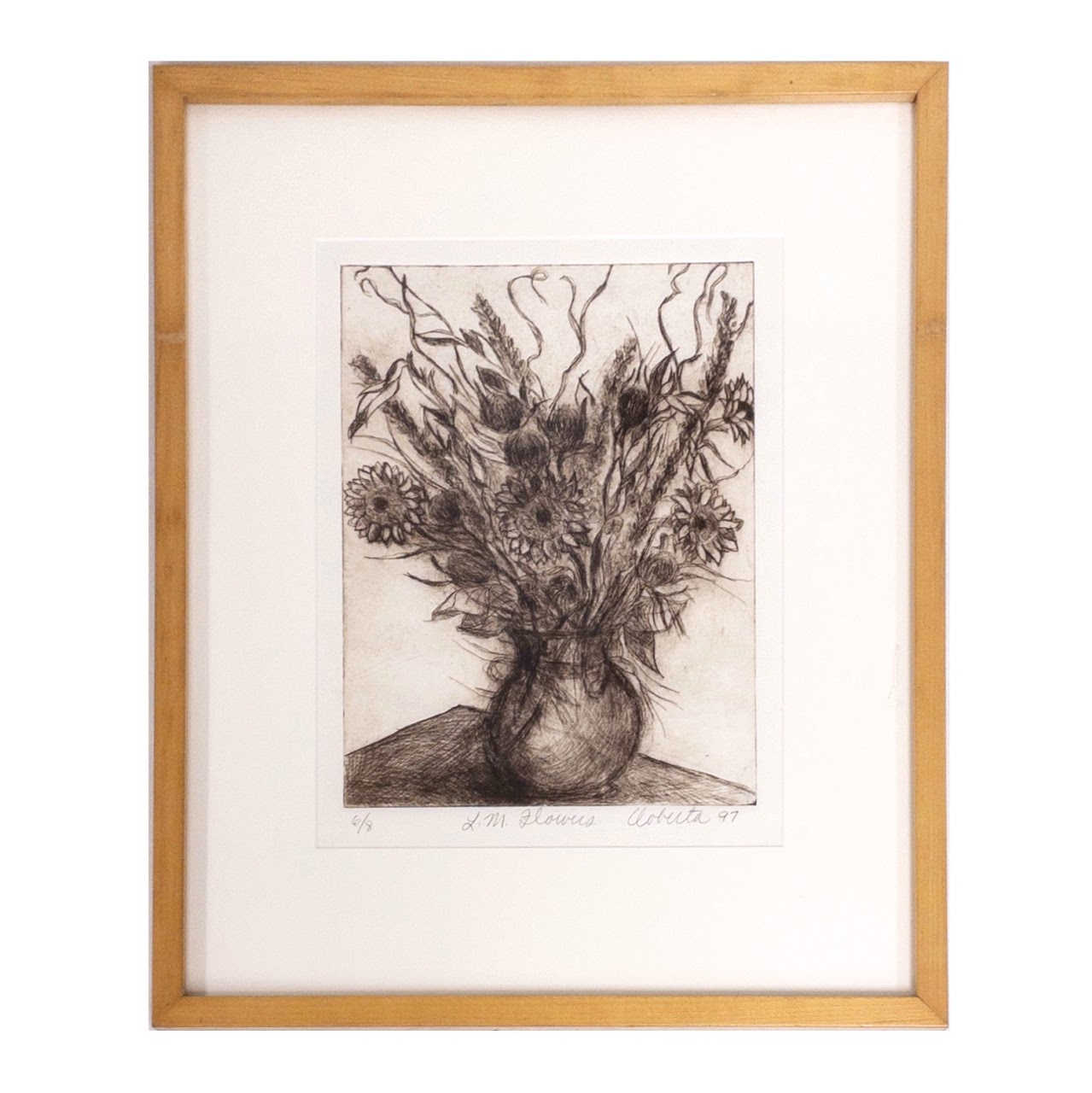 Roberta Weinstein Signed Etching