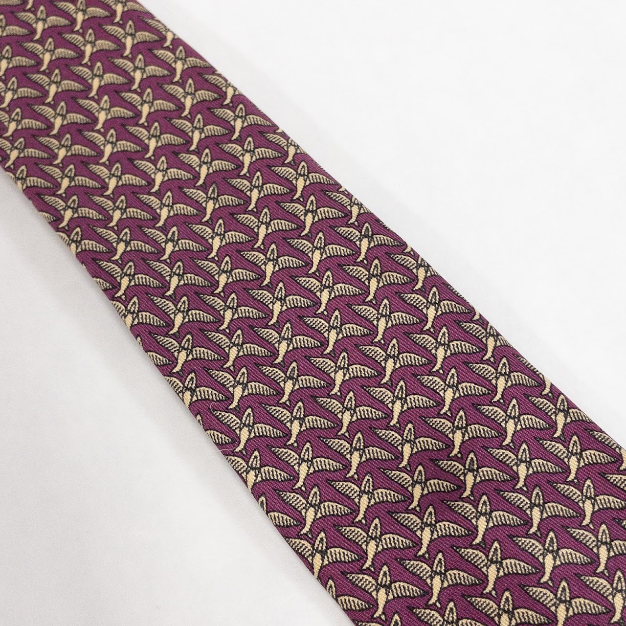 Hermès Birds Necktie