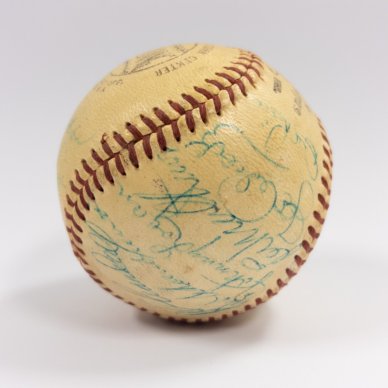 Hank Aaron, Warren Spahn, and Milwaukee Braves Signed Baseball
