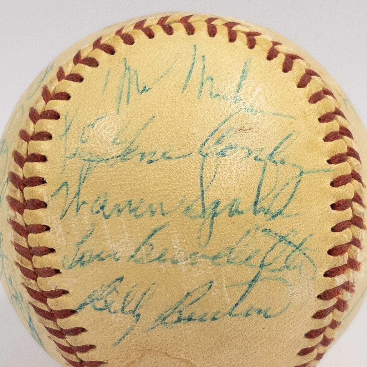 Hank Aaron, Warren Spahn, and Milwaukee Braves Signed Baseball