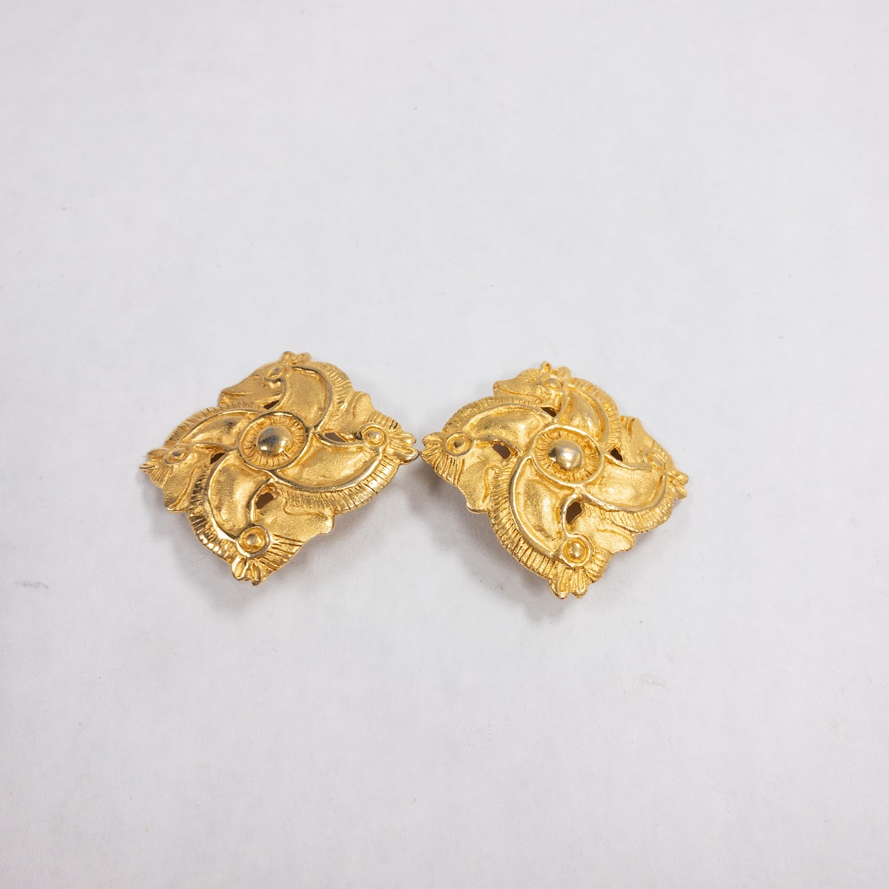 Judith Leiber Vintage Clip Earrings