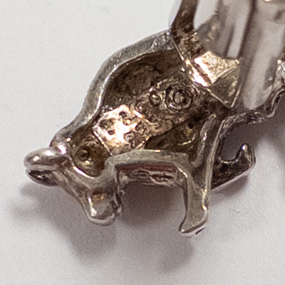 Tiffany & Co. Sterling Silver Bull and Bear Cufflinks