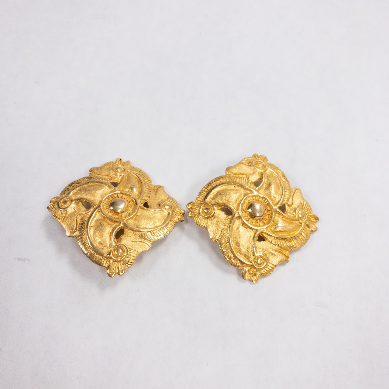 Judith Leiber Vintage Clip Earrings