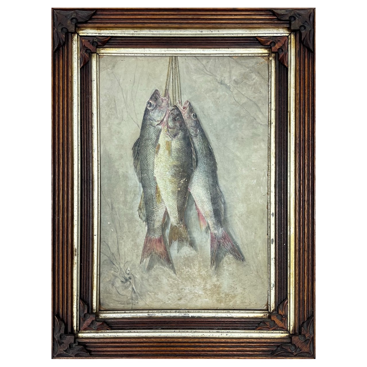 Three Fish Oil Painting