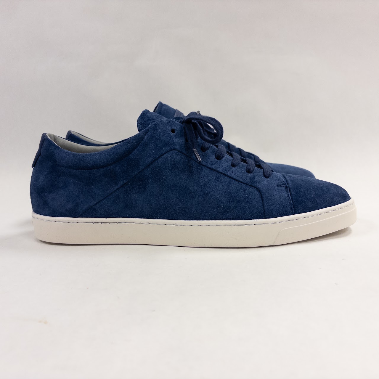 Giorgio Armani NEW Dark Blue Suede Sneakers