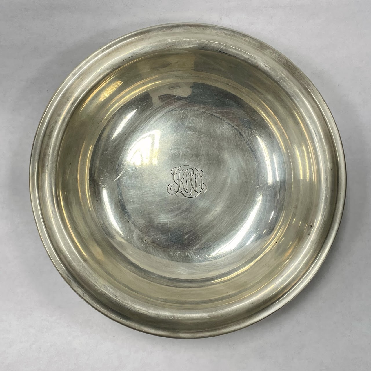 Sterling Silver Monogrammed Bowl