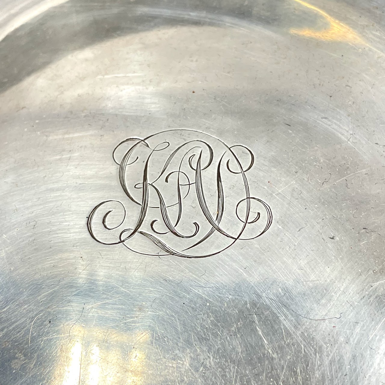 Sterling Silver Monogrammed Bowl