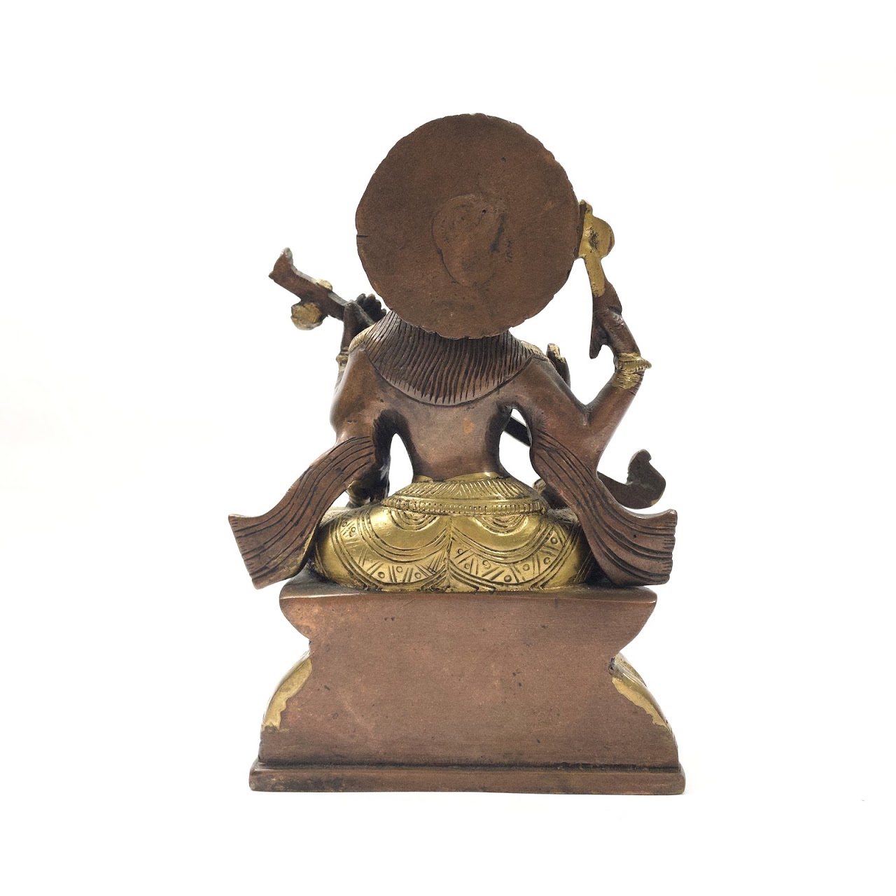 Saraswati Bronze Statue