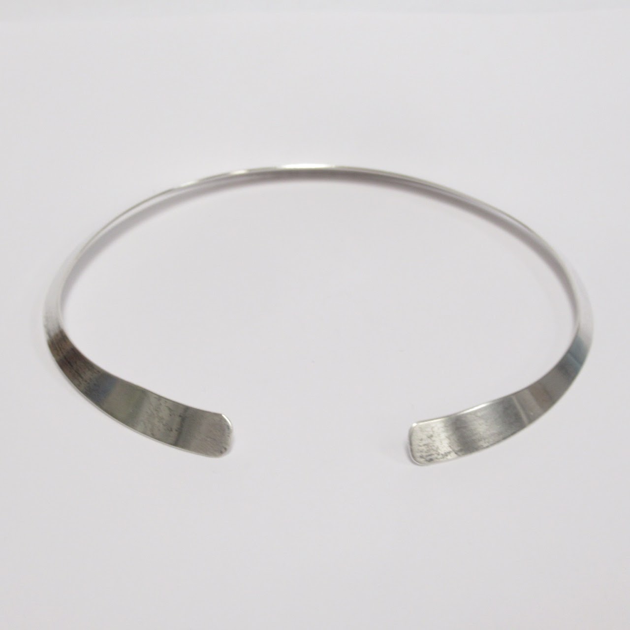 Sterling Silver Ed Levin Signed Omega Choker