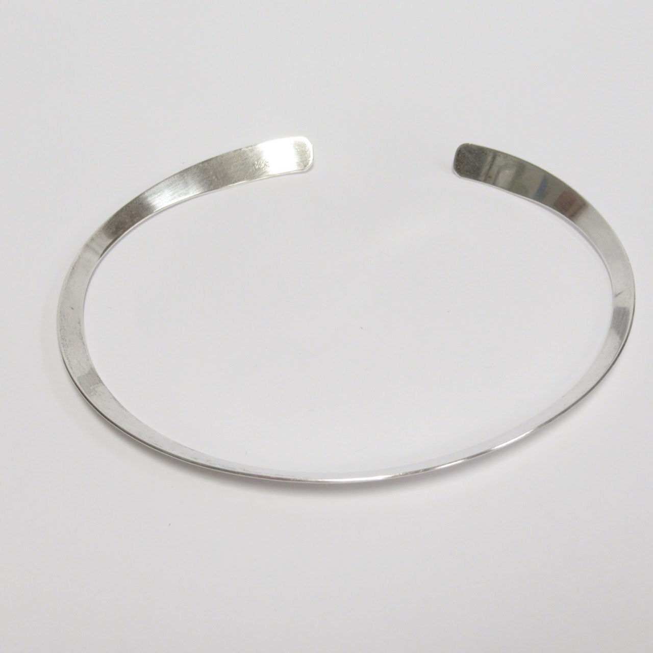 Sterling Silver Ed Levin Signed Omega Choker