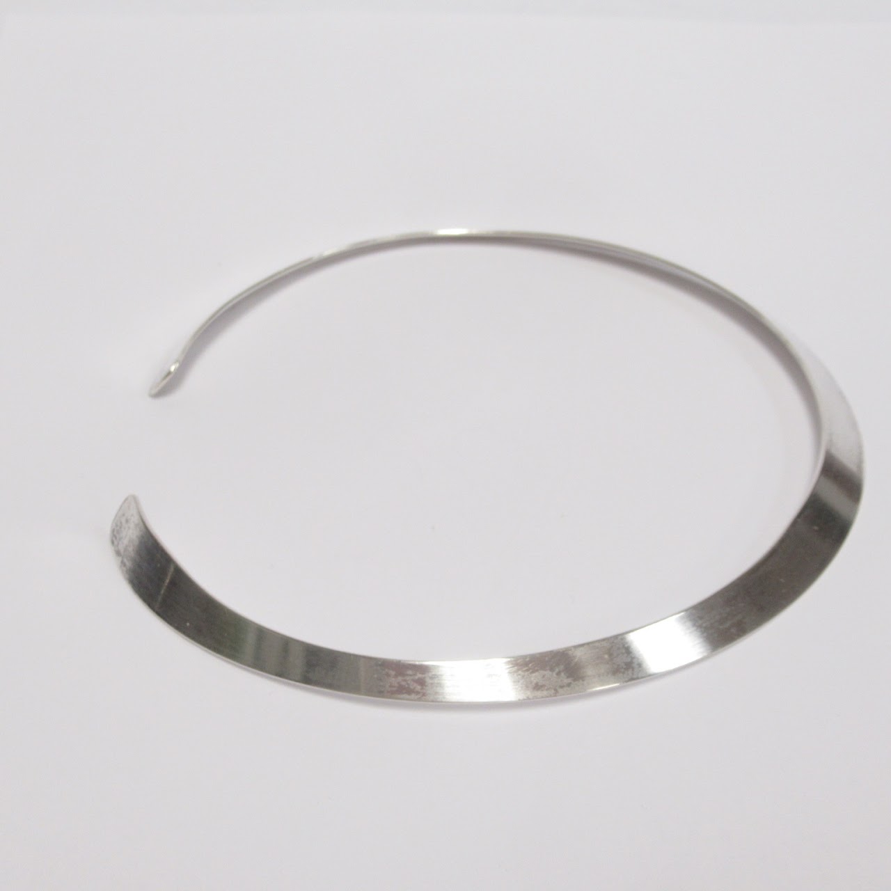 Sterling Silver Ed Levin Signed Omega Choker