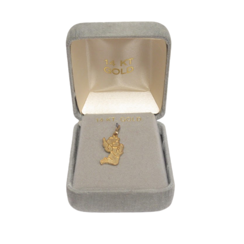 14K Gold MINT Angel Charm