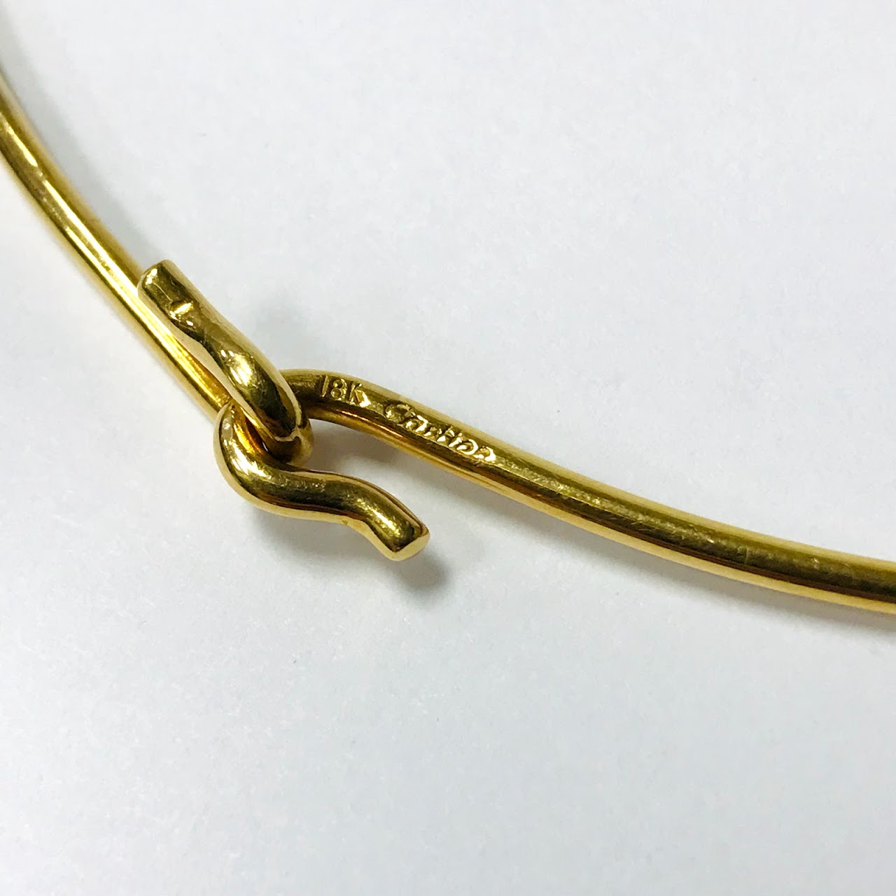 Cartier 18K Gold Torque Necklace