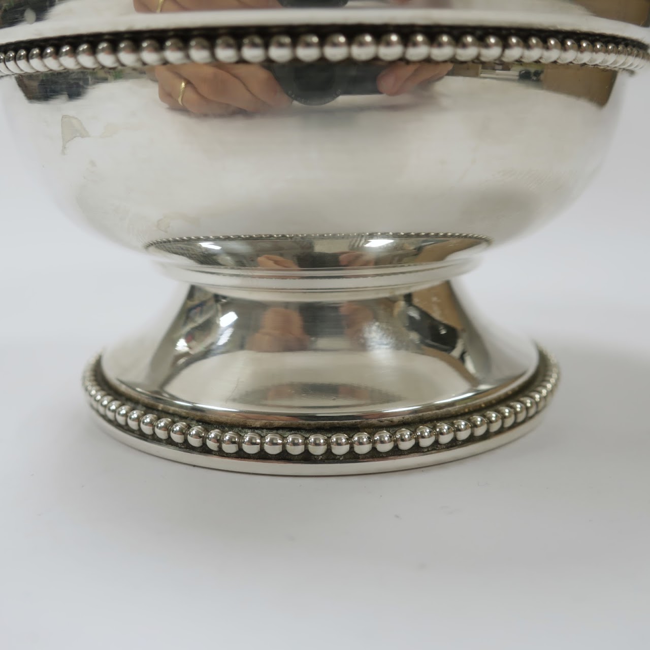 Sterling Silver Lidded Sugar Bowl