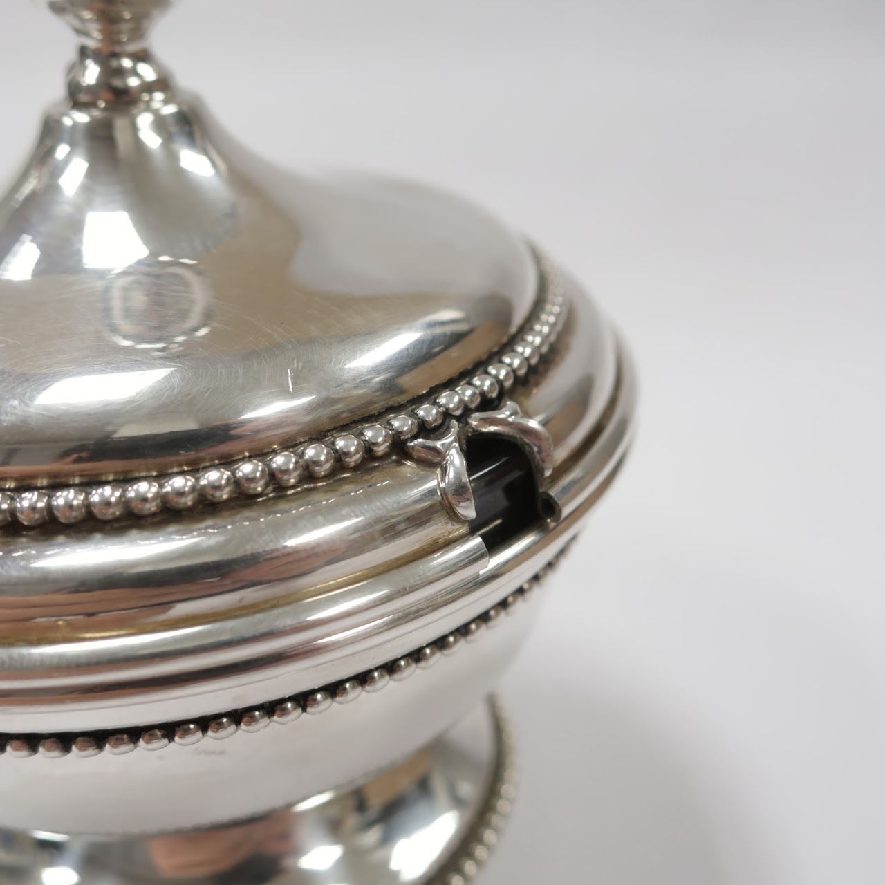 Sterling Silver Lidded Sugar Bowl