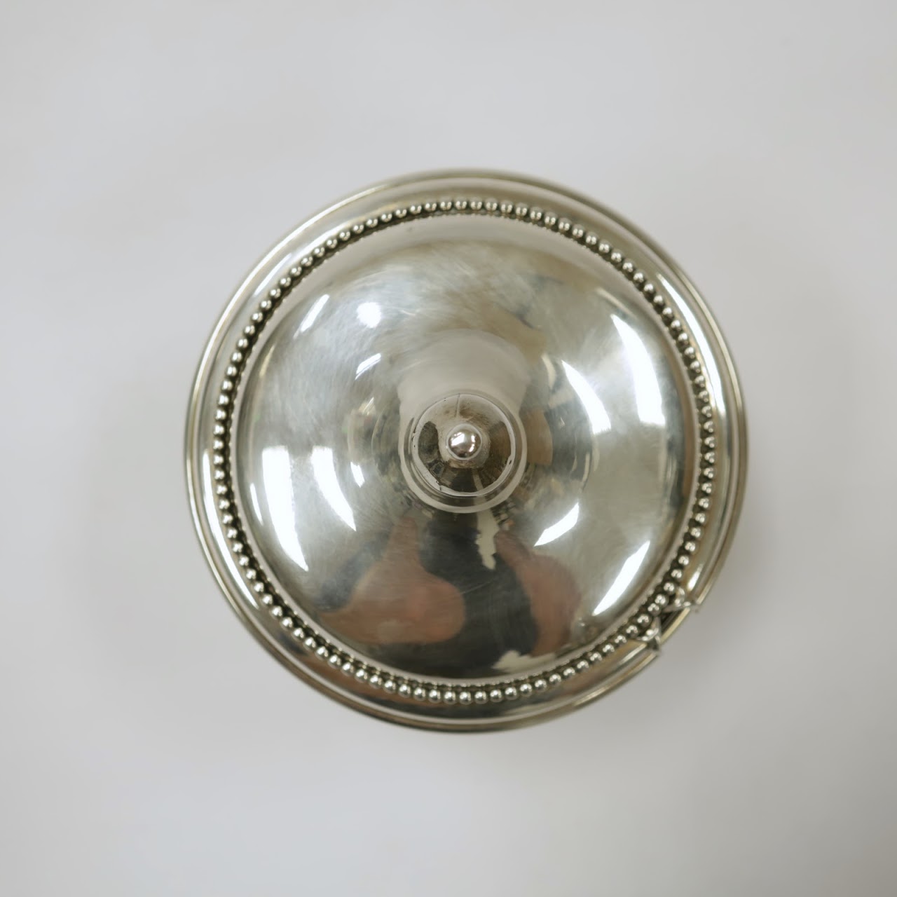 Sterling Silver Lidded Sugar Bowl