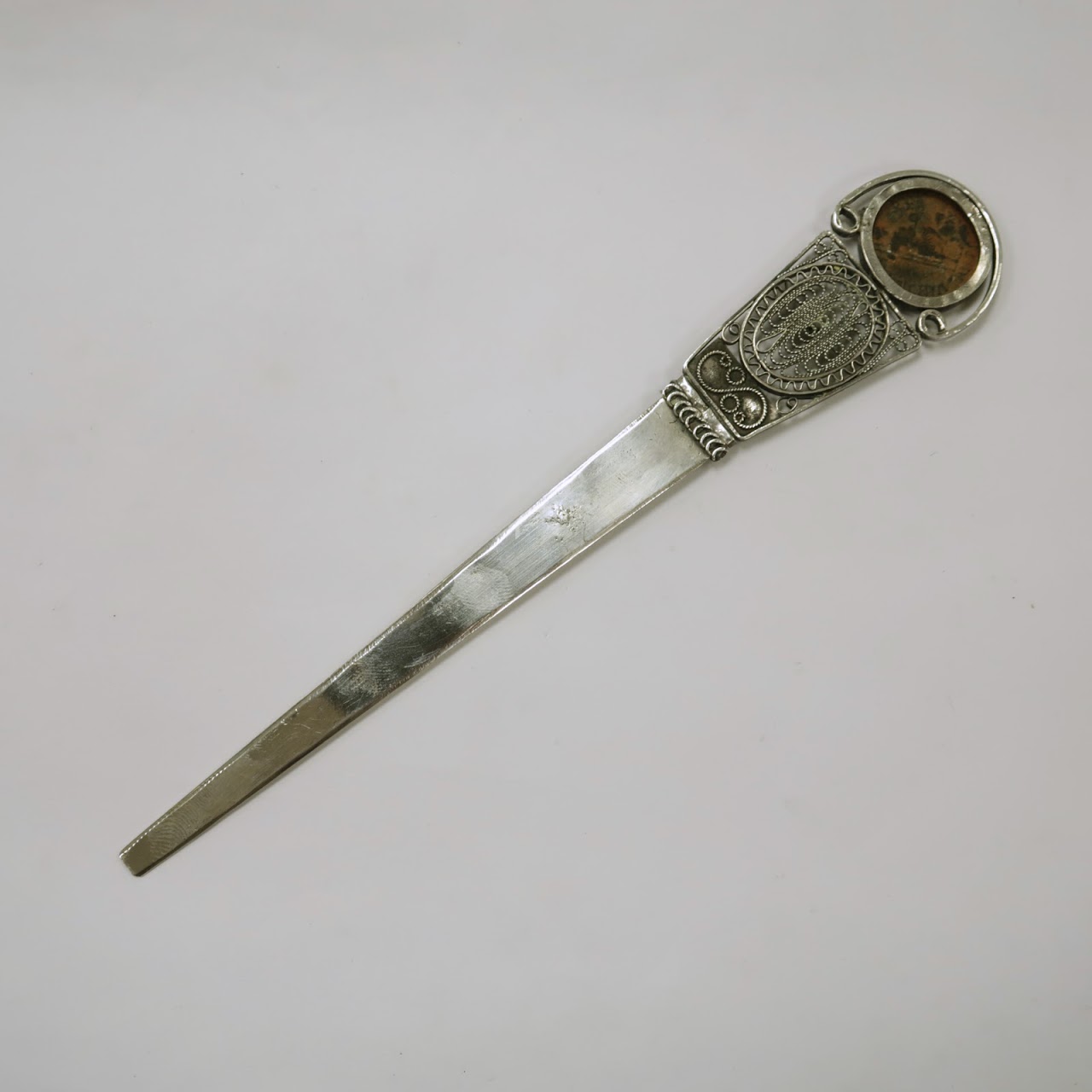 Sterling Silver Filigree Letter Opener