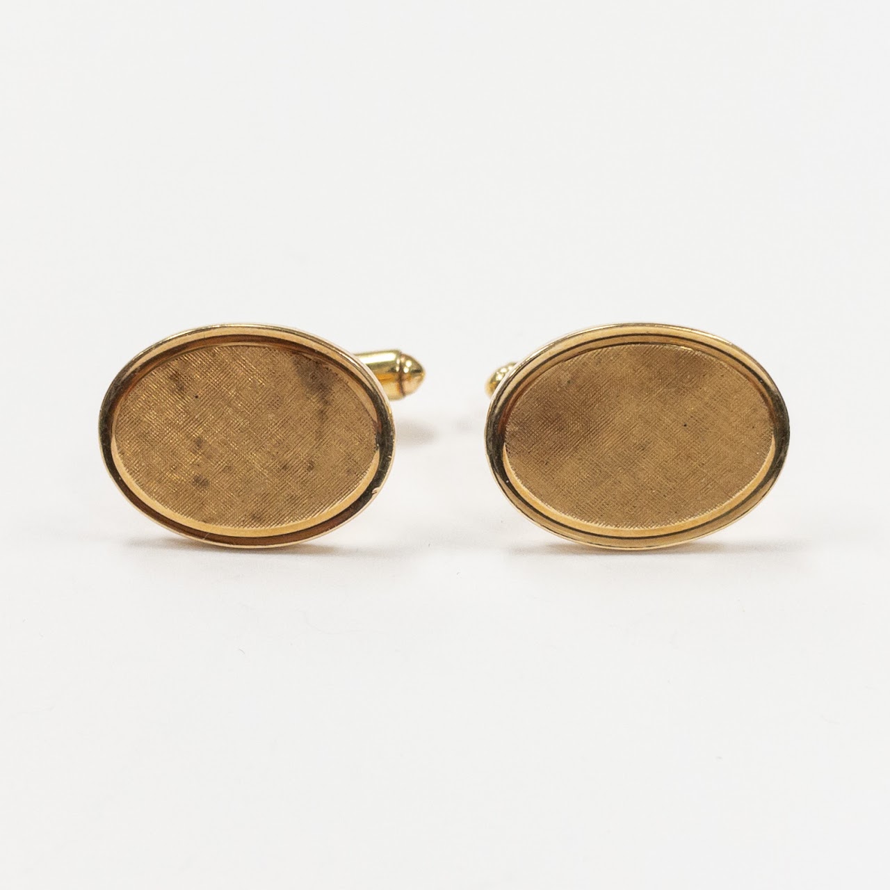 14K Gold Cufflink & Tie Tack Set