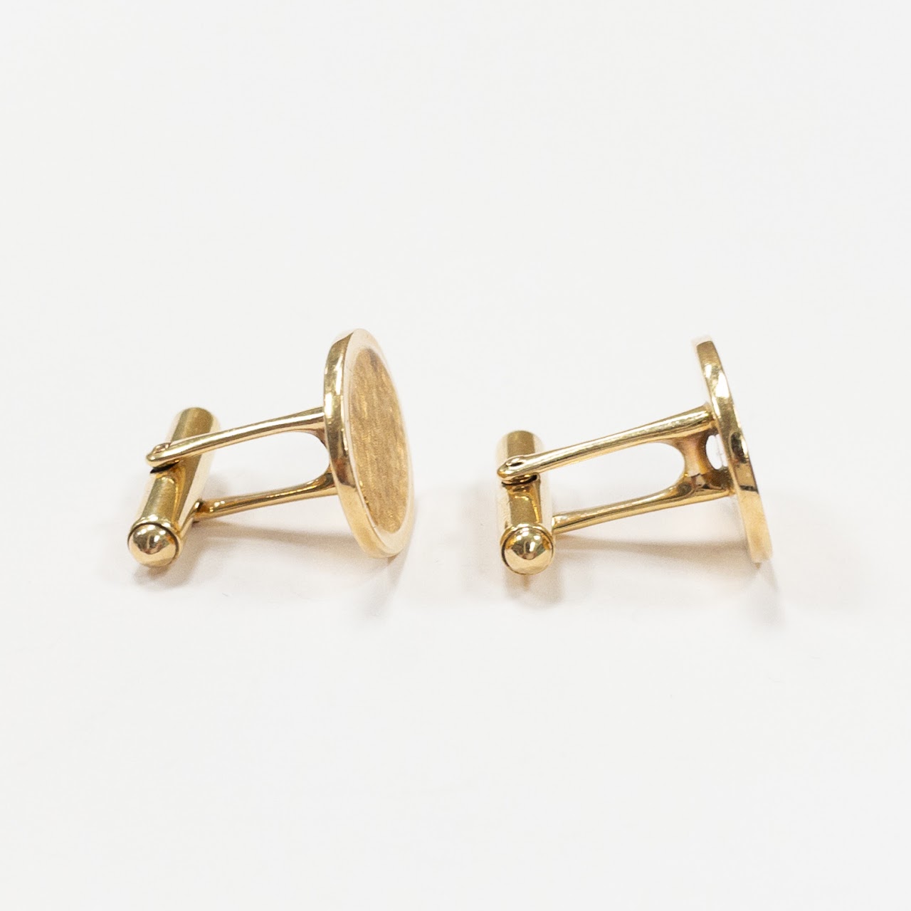 14K Gold Cufflink & Tie Tack Set