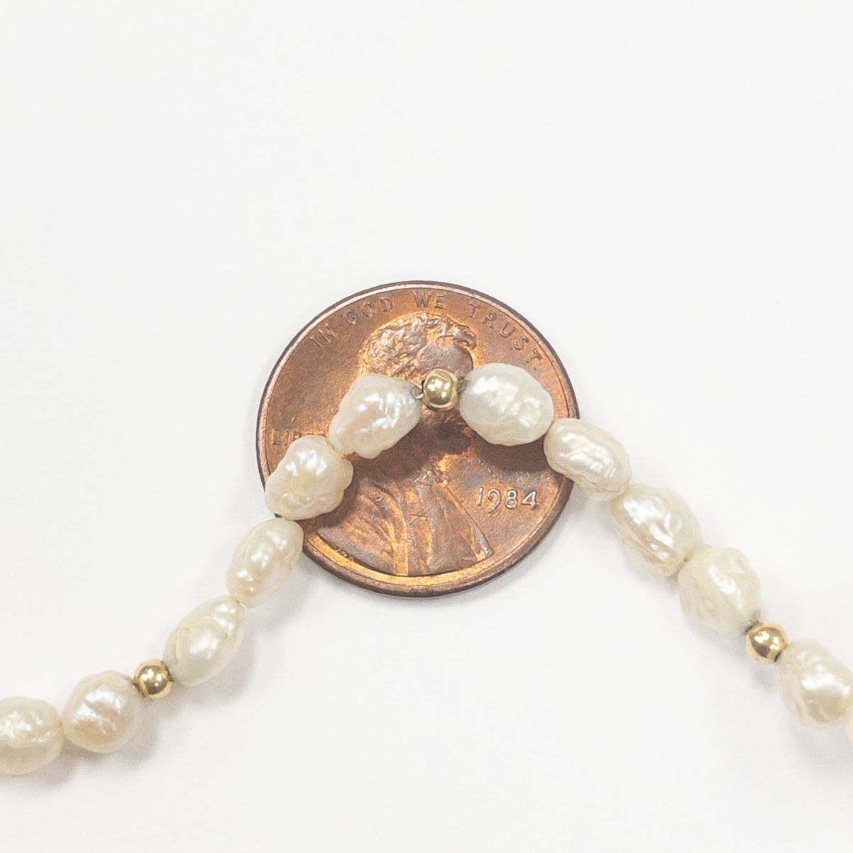 14K Gold Seed Pearl Bracelet