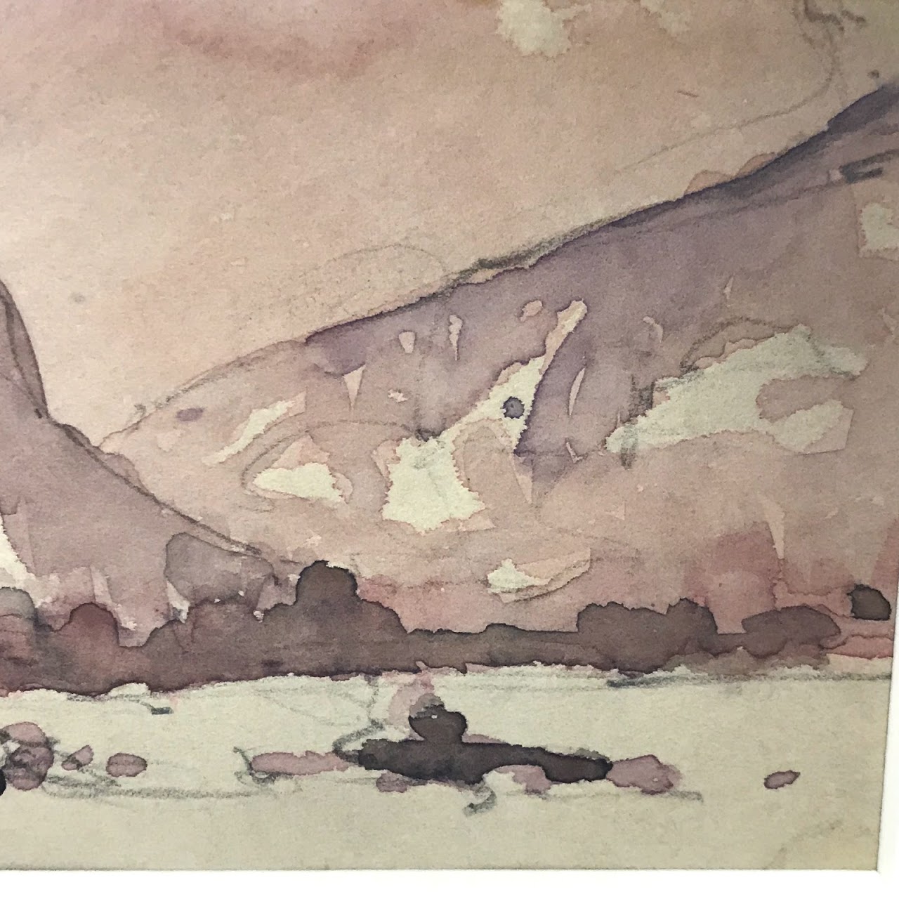 Joseph H. Wheater Watercolor Landscape Painting