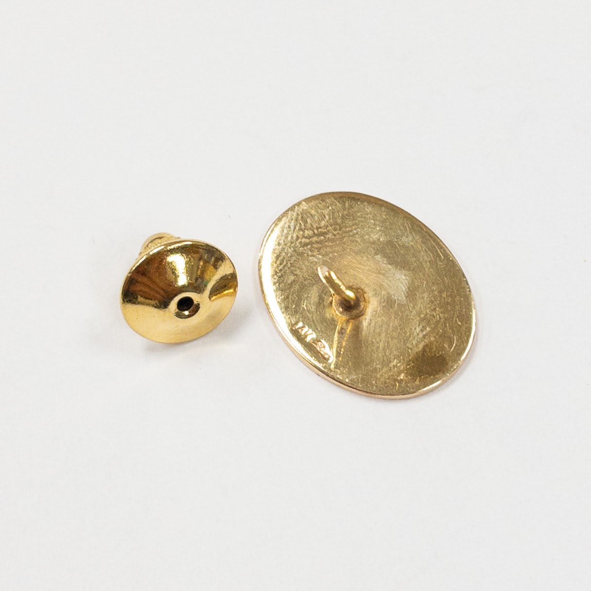 14K Gold Cufflink & Tie Tack Set