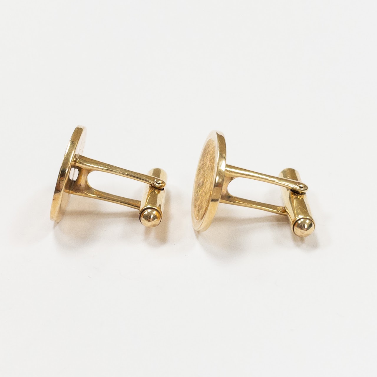 14K Gold Cufflink & Tie Tack Set