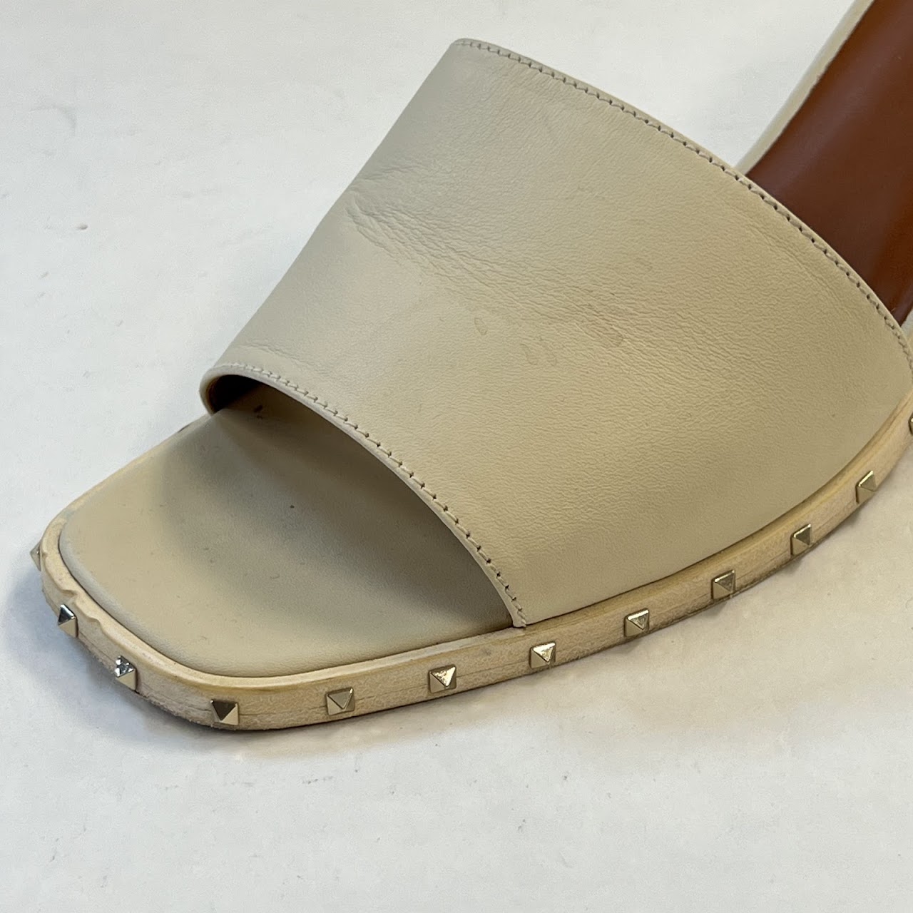 Valentino Garavani Rockstud Leather Slides