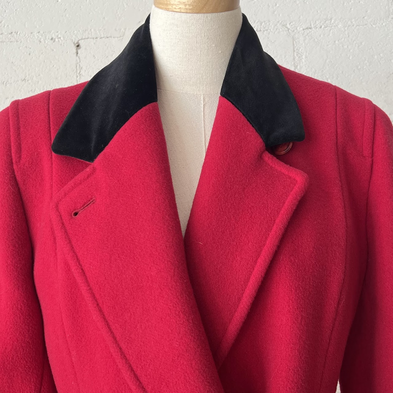 Christian Dior Vintage Wool Long Dress Coat