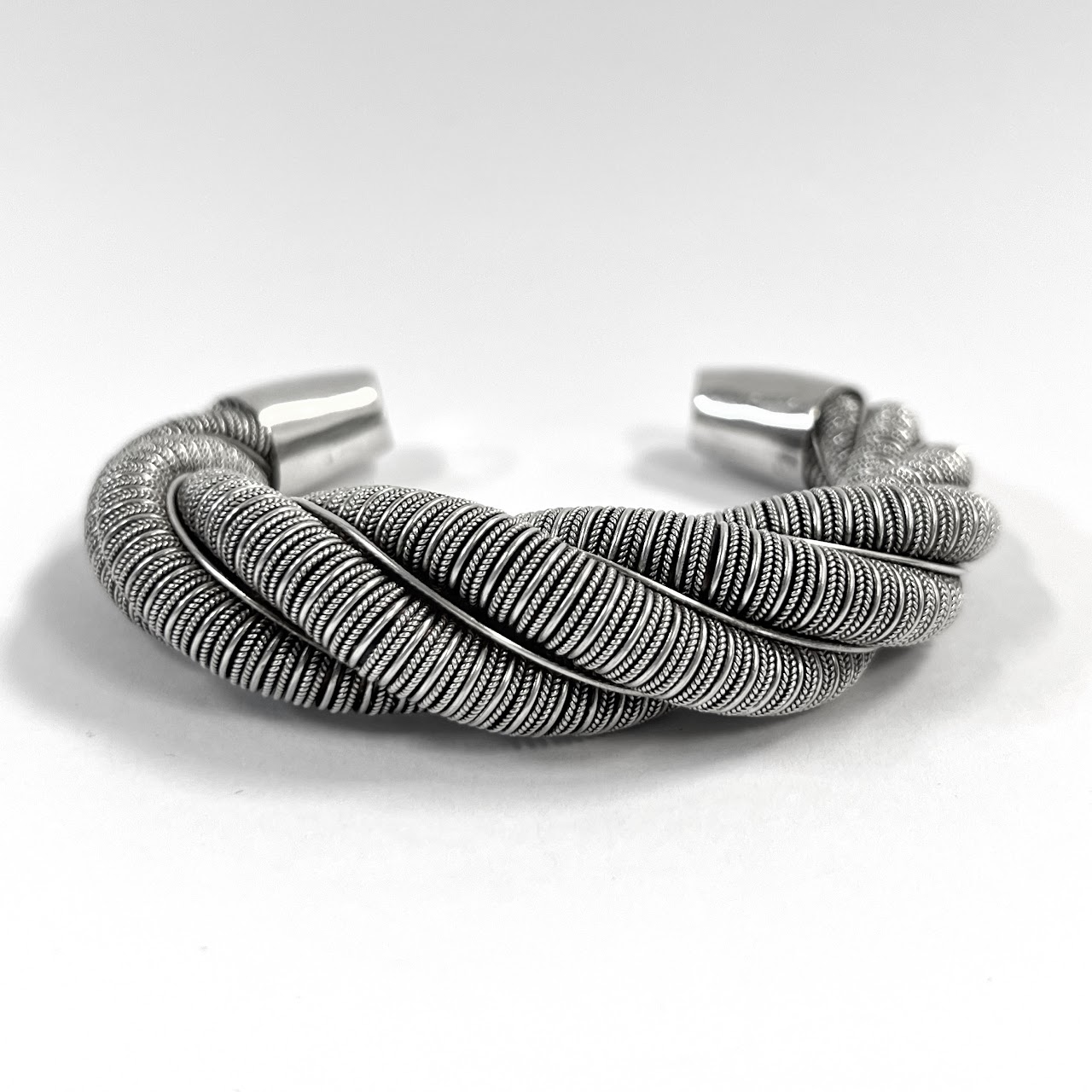 950 Silver Nautical Rope Bracelet