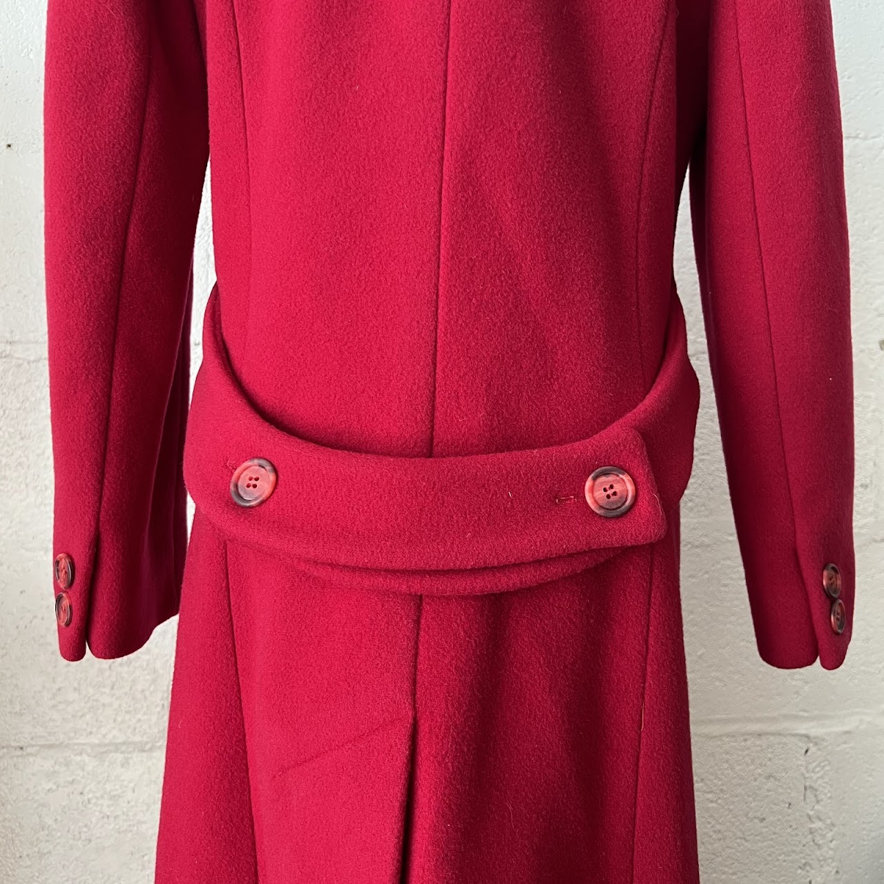 Christian Dior Vintage Wool Long Dress Coat