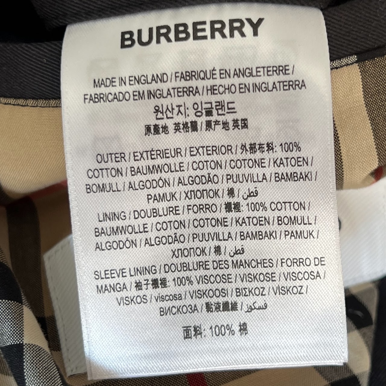 Burberry Hooded Rain Coat