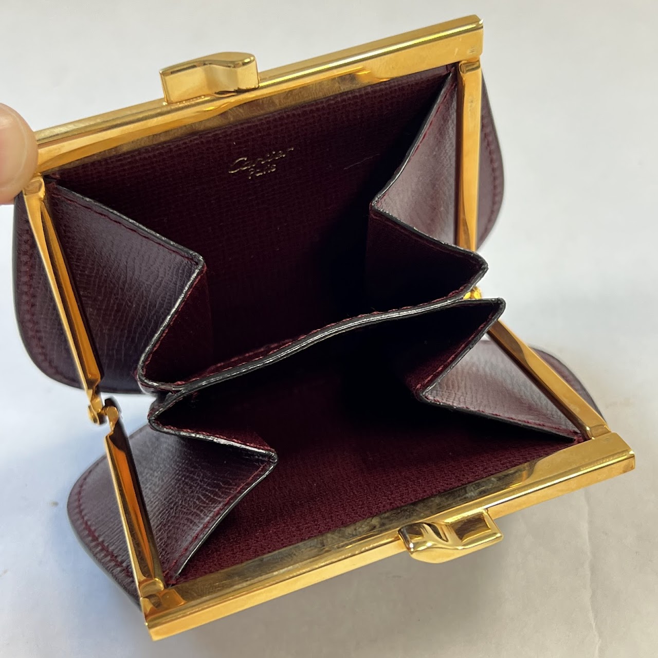 Must de Cartier Dual Chamber Change Purse