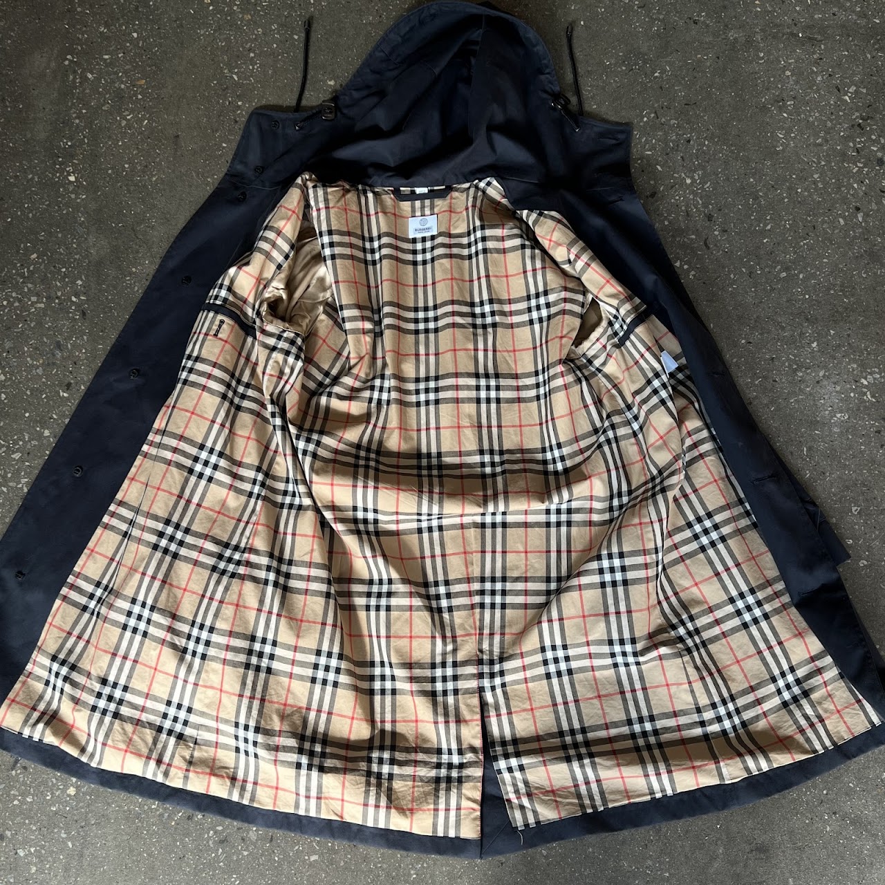 Burberry Hooded Rain Coat