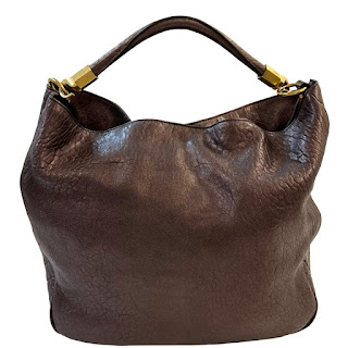 Yves Saint Laurent Roady Textured Leather Hobo Bag