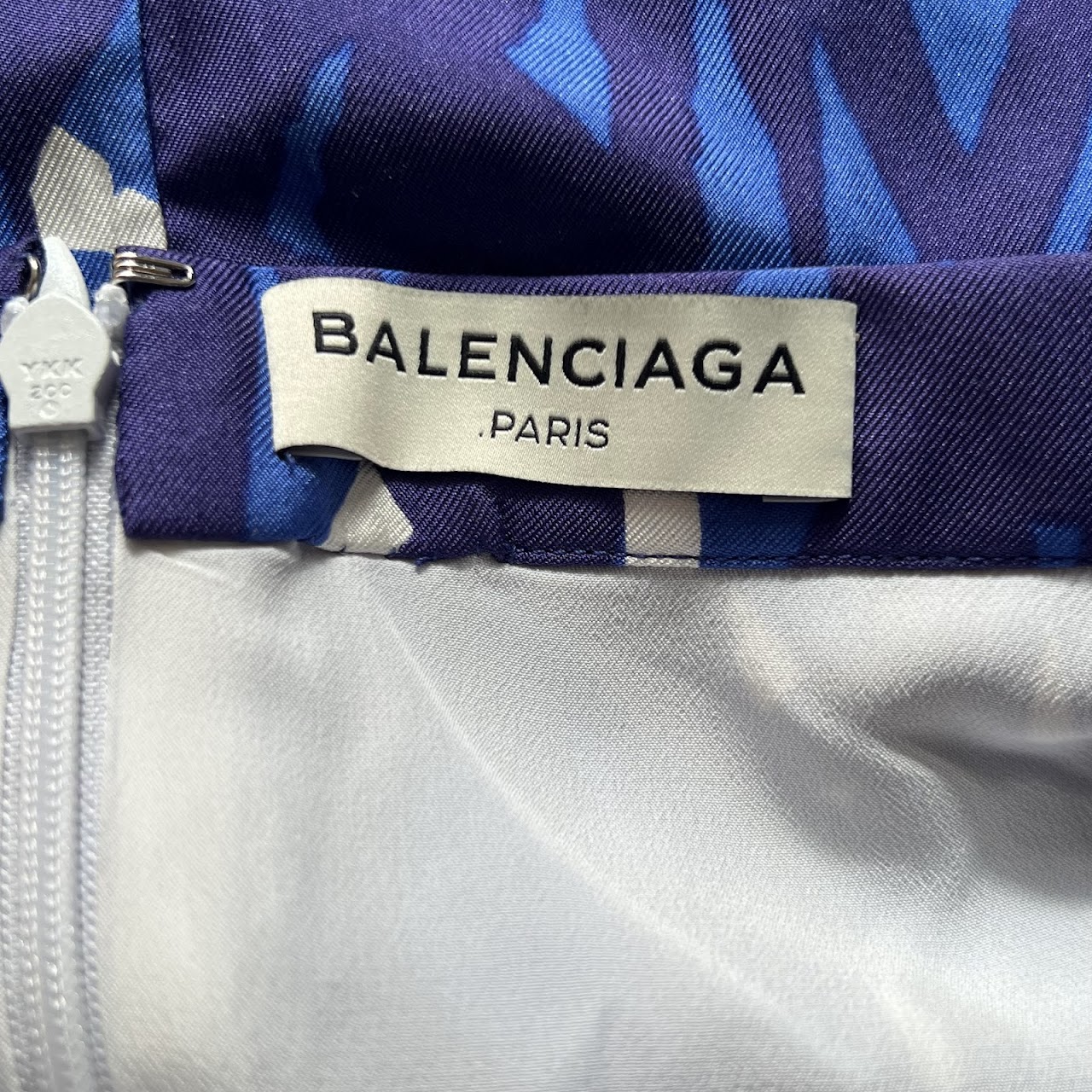 Balenciaga Silk Mid Length Skirt