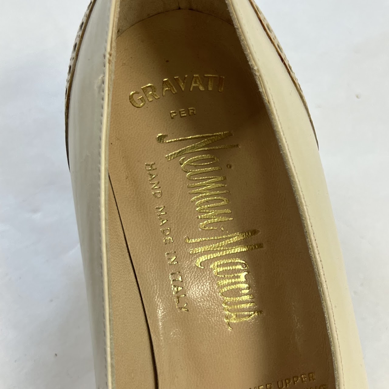 Neiman-Marcus Vintage Oxford Cap Toe Pumps