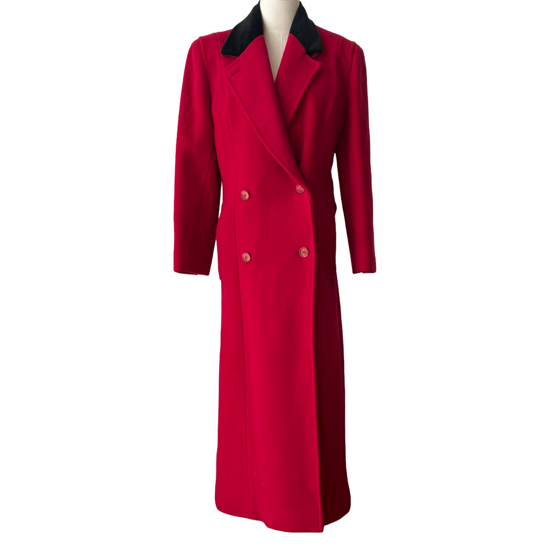 Christian Dior Vintage Wool Long Dress Coat