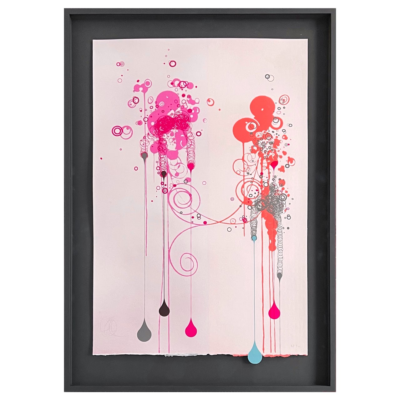 Paul Henry Ramirez 'Licks' Signed Silkscreen & Cut Paper