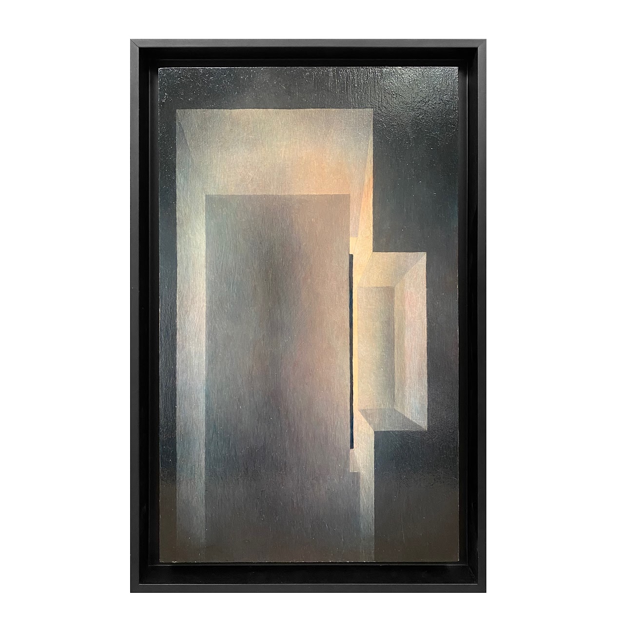 Dimitri Papatheodorou 'Shadow Places ' Diptych Oil Painting