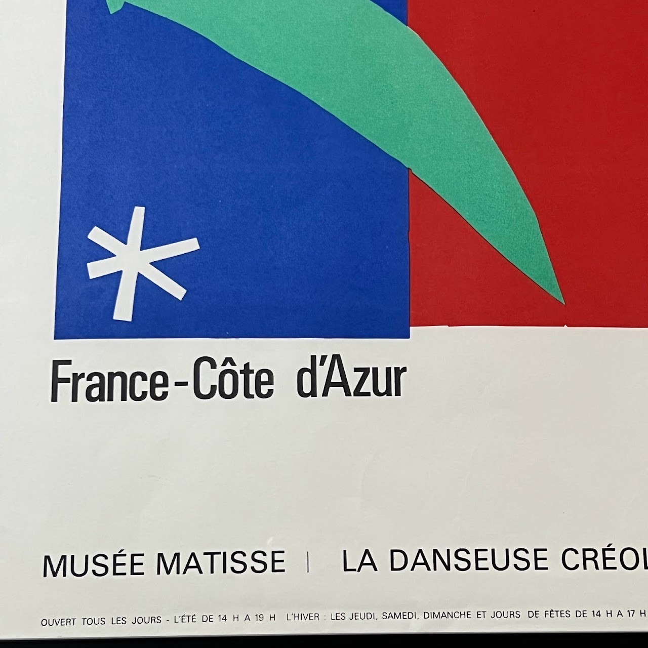 Henri Matisse 'Côte d'Azur Musee Matisee'  1965 French Tourism Lithograph