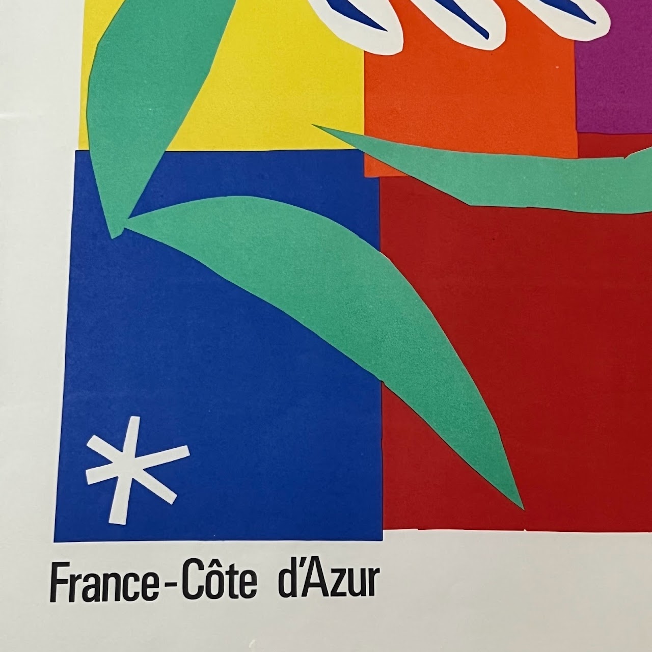 Henri Matisse 'Côte d'Azur Musee Matisee'  1965 French Tourism Lithograph