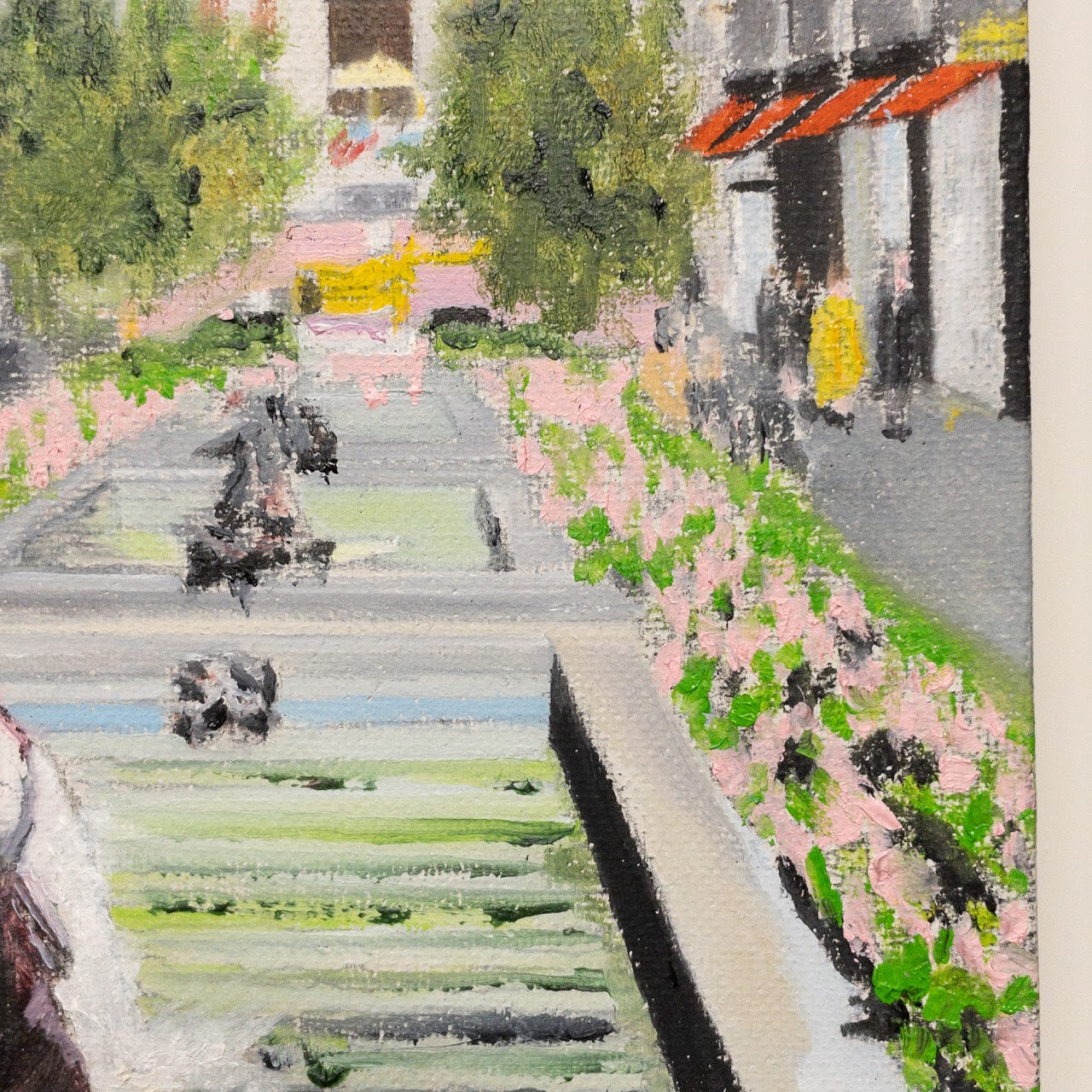 Alberto Casais 'Rockefeller Center in Bloom' Oil Painting