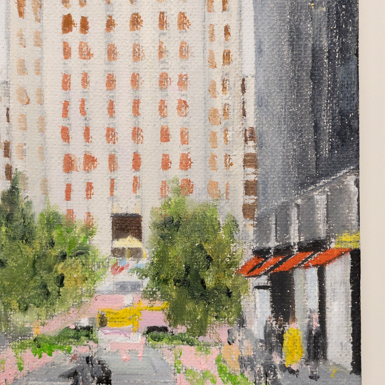 Alberto Casais 'Rockefeller Center in Bloom' Oil Painting