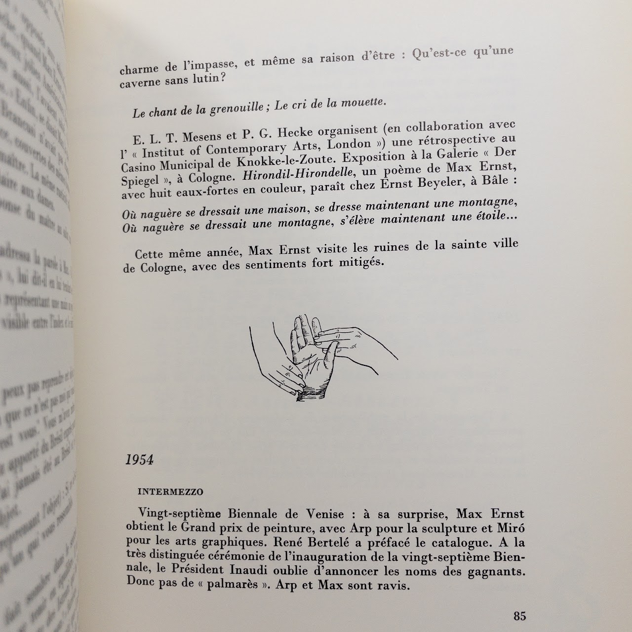 Max Ernst: Écritures Signed First Edition Book